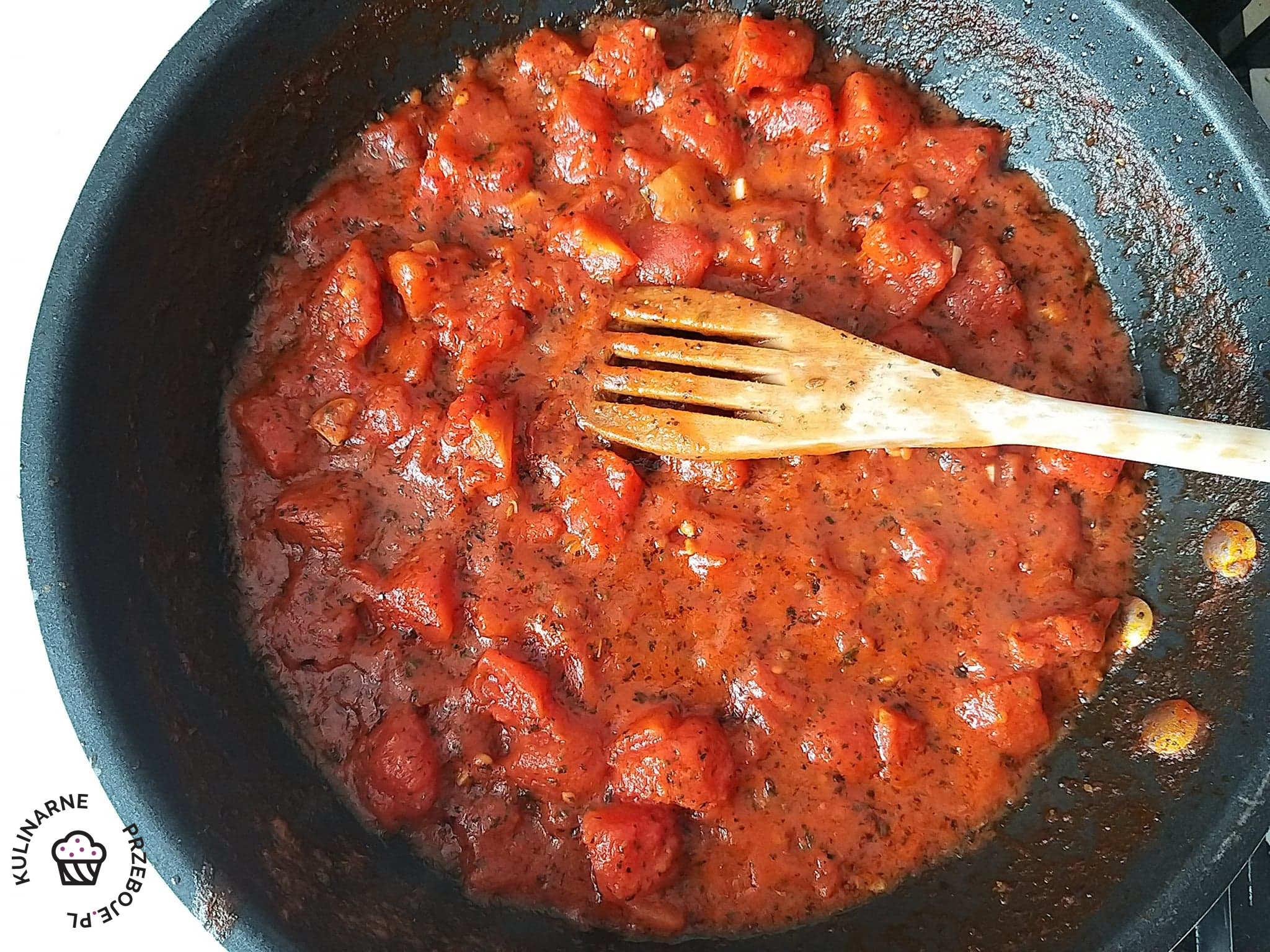 smażone pomidory na maśle
