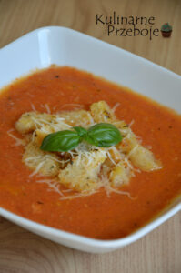 Szybka włoska zupa pomidorowa