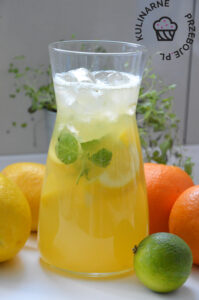 Lemoniada cytrusowa z pomarańczą